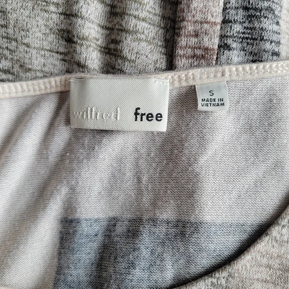 Wilfred Free Geometric Sleeveless Patchwork Neutral Colour Tunic - Picture 5 of 7